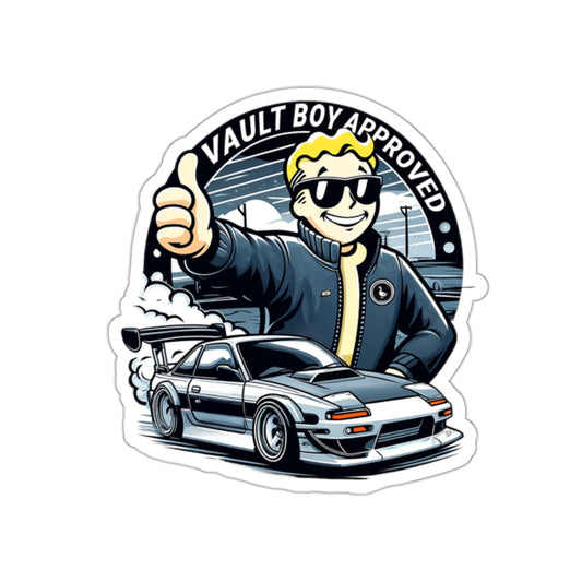 "Vault Boy Approved" Kiss-Cut Stickers
